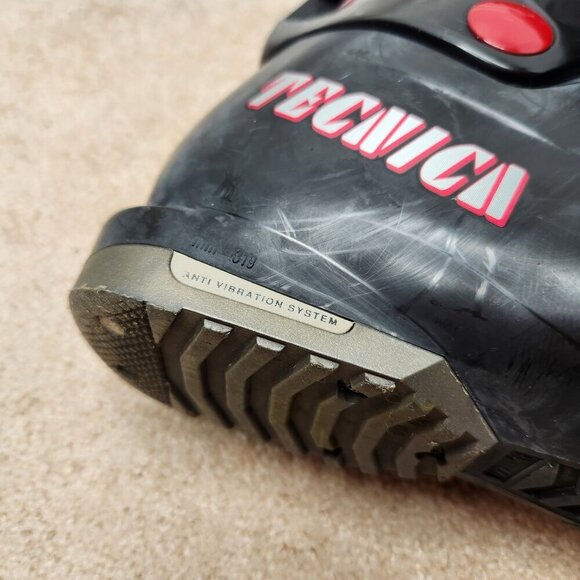 Tecnica TC1 Power Strap Black Red Ski Boots Skiing AV5 Size 9.5 - Picture 6 of 7